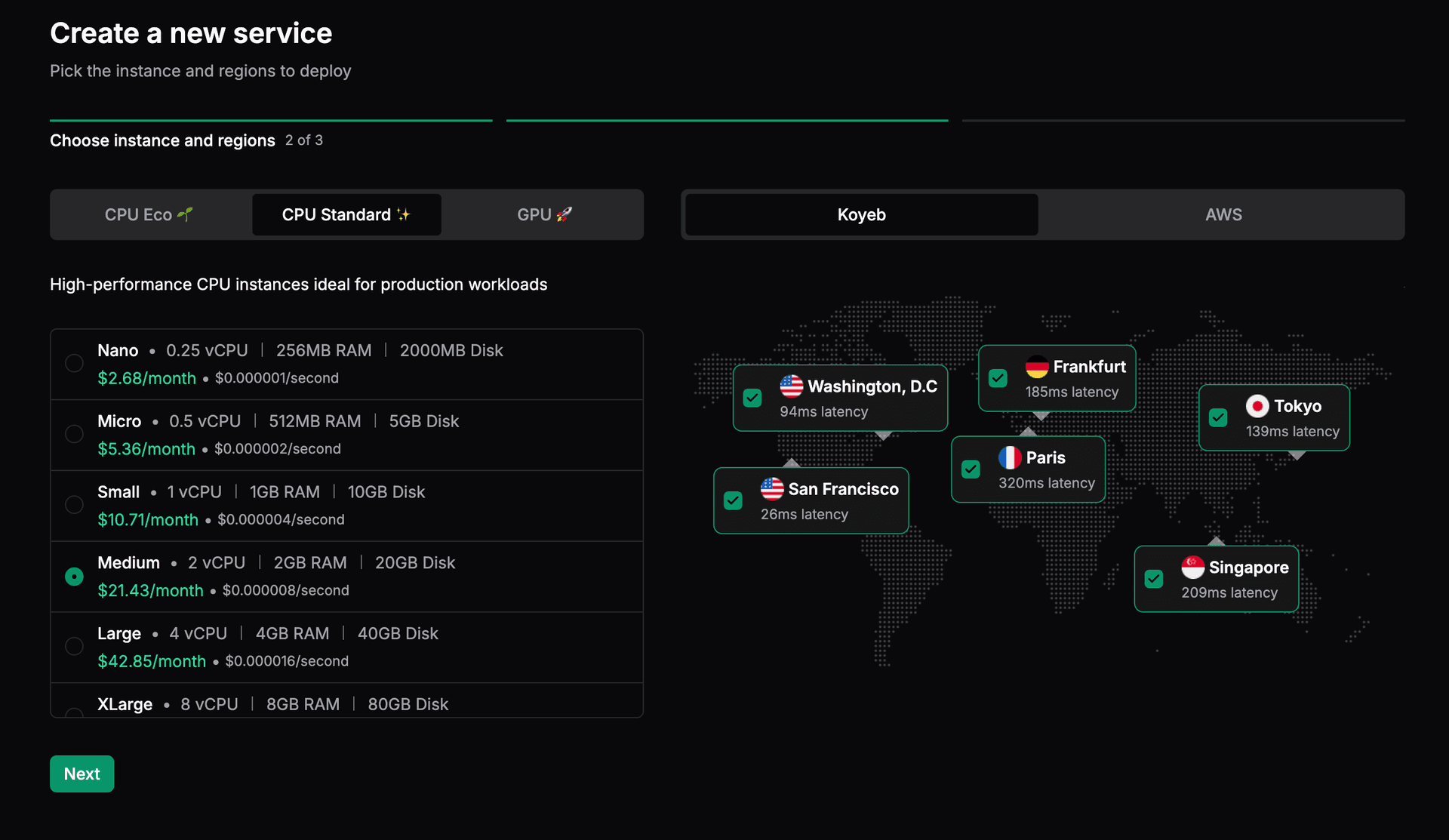 Scaling to new locations