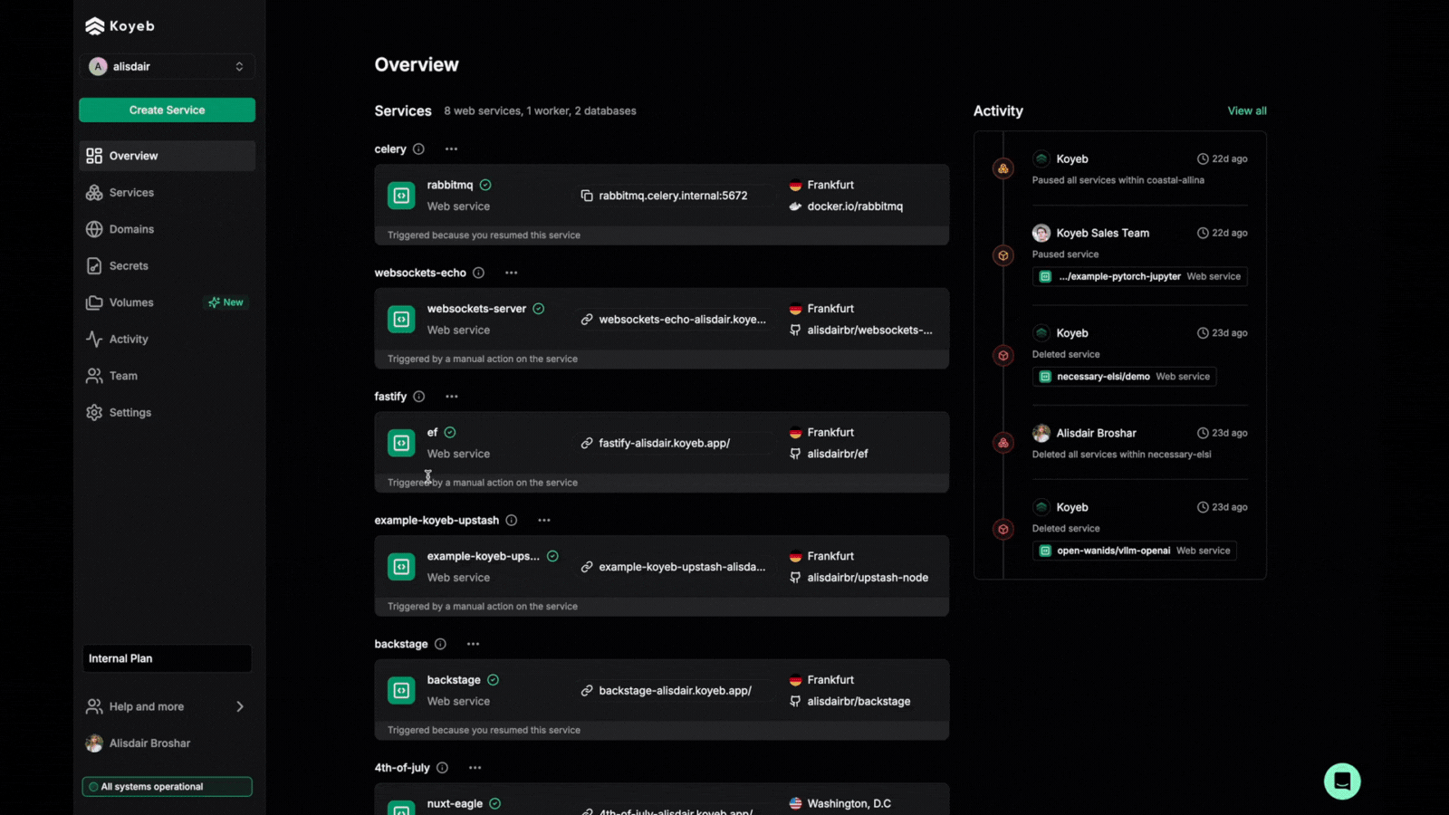 Improved first deployment experience